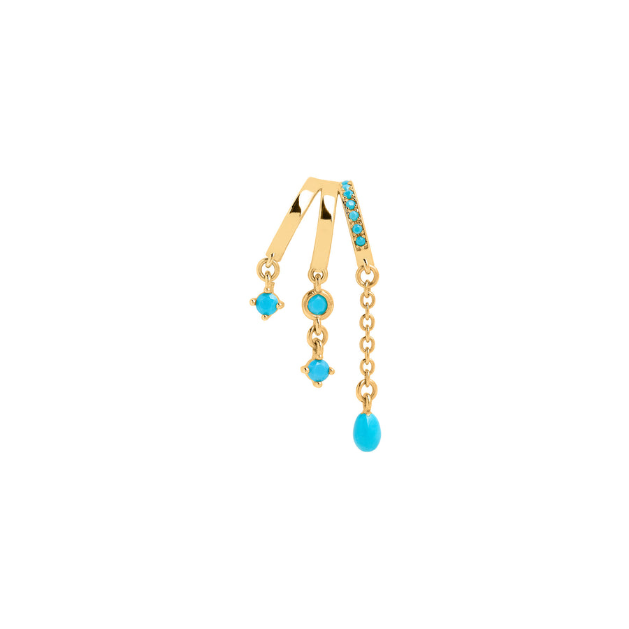 MINI HOOP TURCHESE