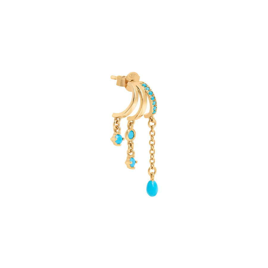 MINI HOOP TURCHESE