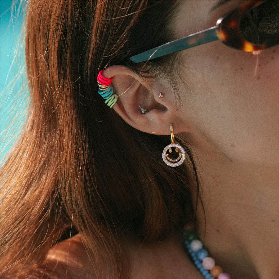 MINI EARCUFF FLUO PINK