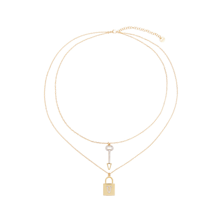 LOCK NECKLACE GOLD