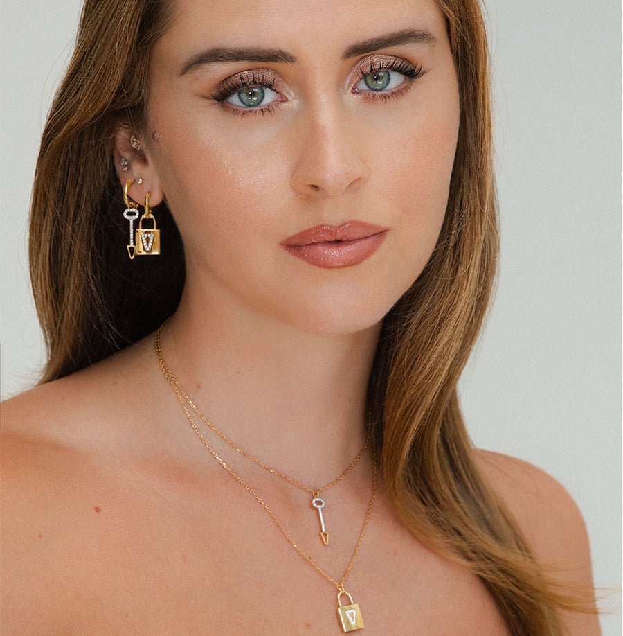 LOCK NECKLACE GOLD