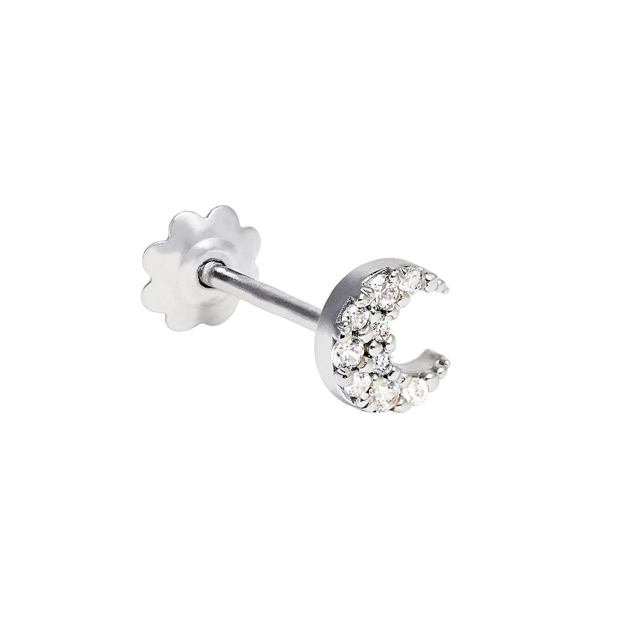 Piercing Luna Silver