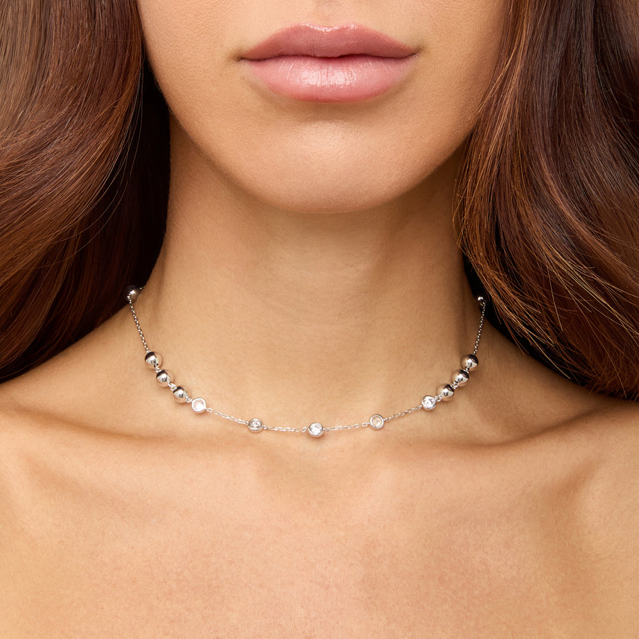 WATERFALL CRYSTAL NECKLACE